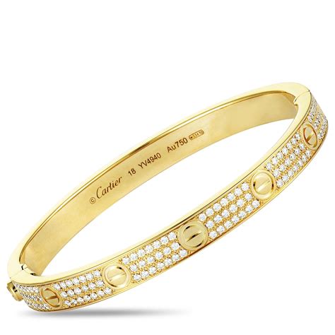 cartier gold bracelet womens|cartier all diamond bracelet price.